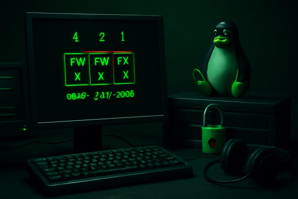 Ilustracja do artykułu: Uprawnienia plików w Linuxie: chmod, chown i bezpieczna konfiguracja